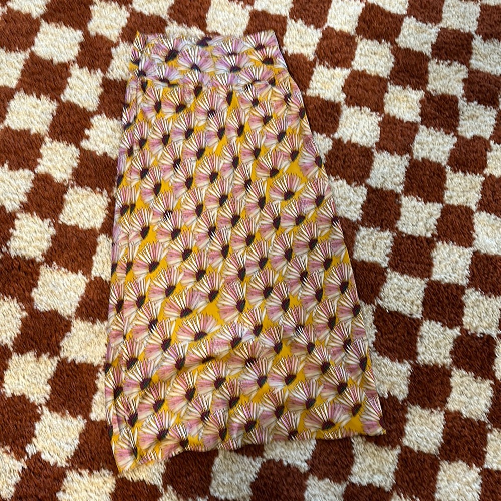 Beautiful free people silk skirt size 0